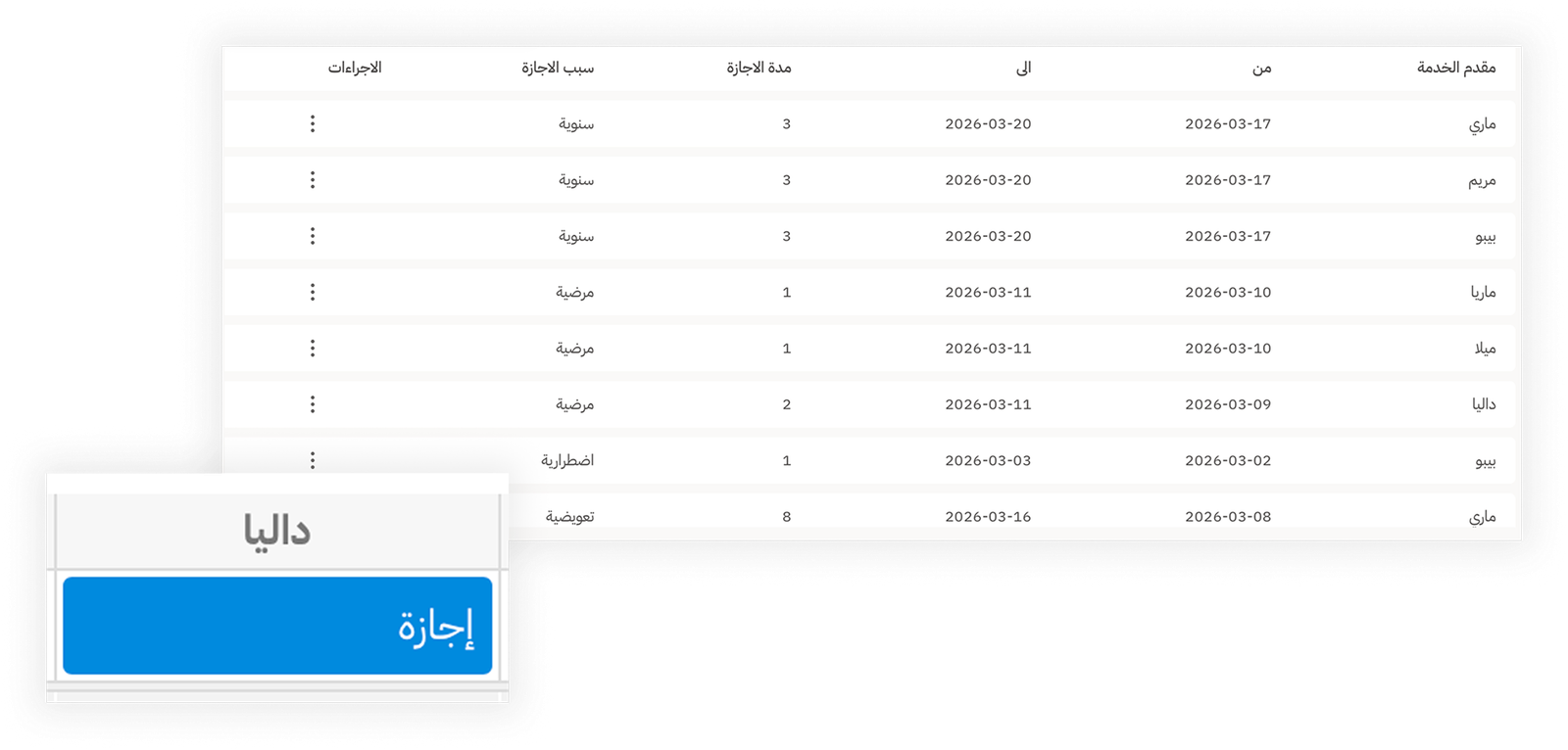 اجازات 1